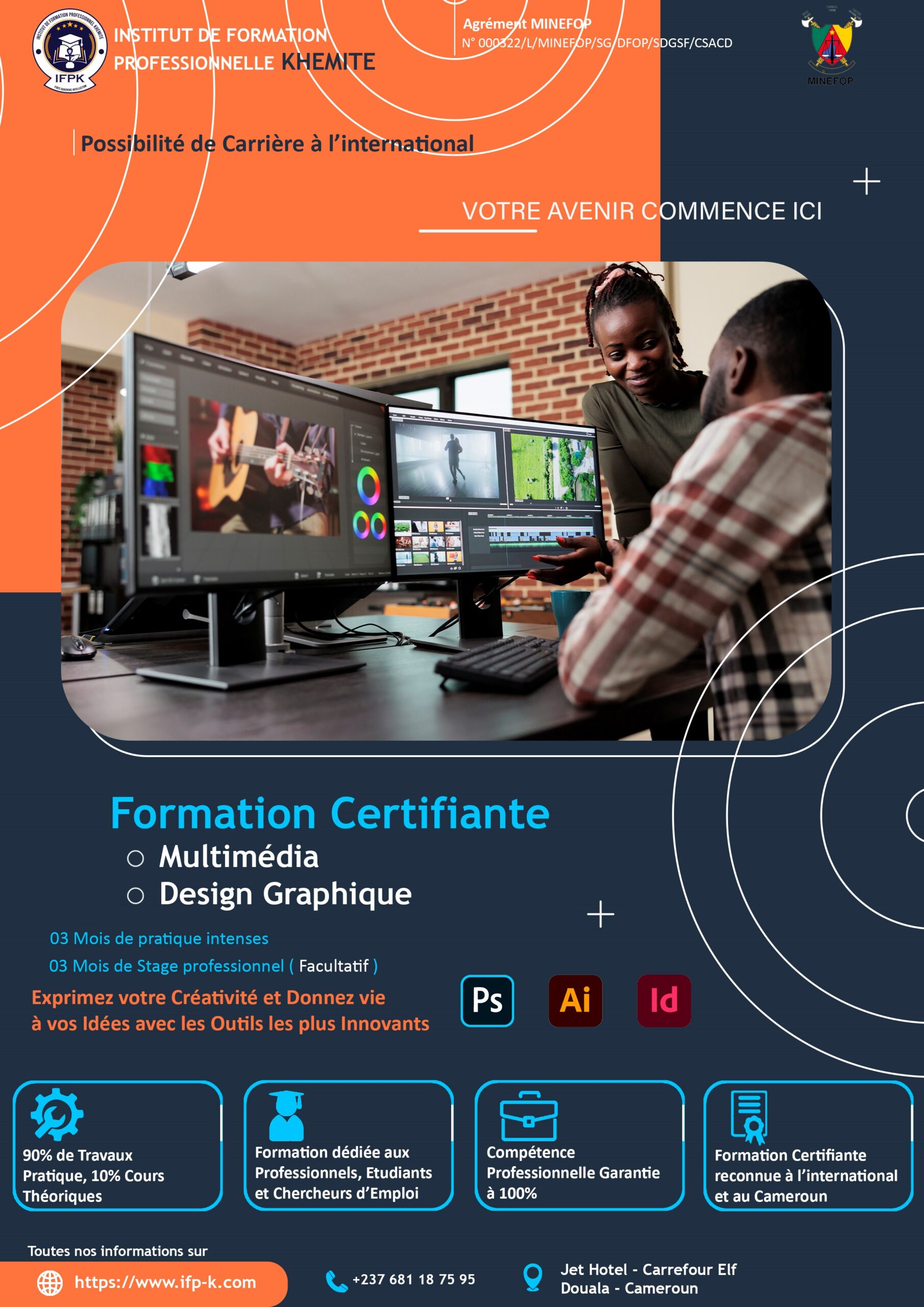 Formation en design graphique 2D & 3D et infographie